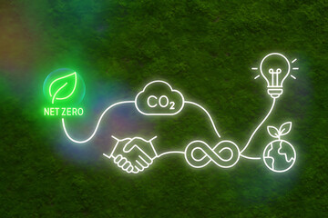 Abstract futuristic technology background with glowing blue lines and geometric shapes representing data flow and big information processing in a secure network environment