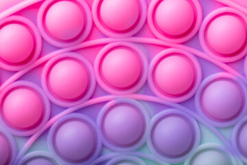 Colorful Pop It Fidget Toy