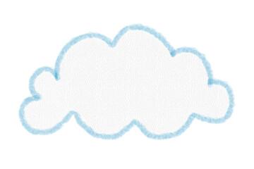 white paper cloud
