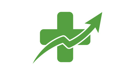 Healthcare Growth Trajectory: A visual representation of advancing medical progress