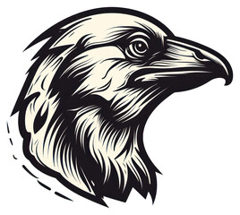 Obraz premium PNG Crow animal bird beak.