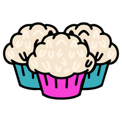 traditonal brazilian coconut truffle desserts