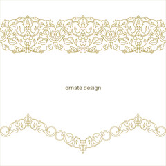 Vector set frames for design template. Floral borders. Ornate decor for save the date, birthday, greeting card, wedding invitation, leaflet, poster, certificate, thank you message.