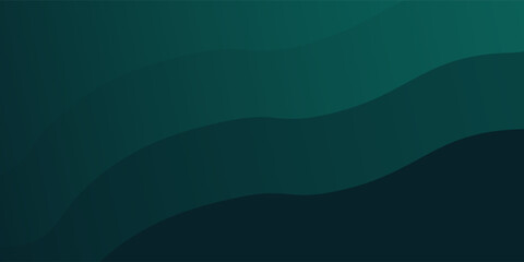 Modern simple dark green and black abstract background for wide banner. Luxury dark green background premium