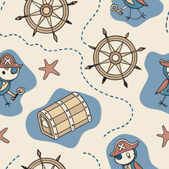 Kids element pattern for print use