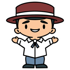 brazilian man in traditional clothing