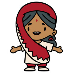 indian woman in traditional clothing