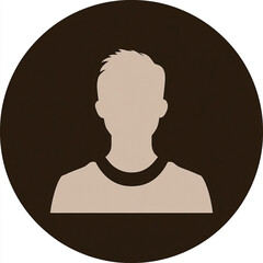 Silhouetted Profile: A Minimalist Representation of Digital Identity
