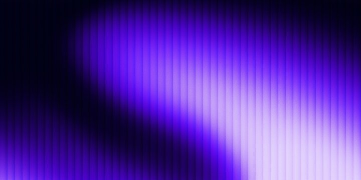 Abstract background of wave purple gradient fractal glass with noise and grainy texture