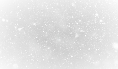 Beautiful falling snowflakes PNG with matte soft texture wide angle winter background perfect for digital design