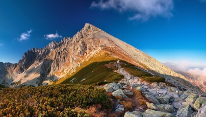 Hill Krivan In High Tatras Mountains Slovakia