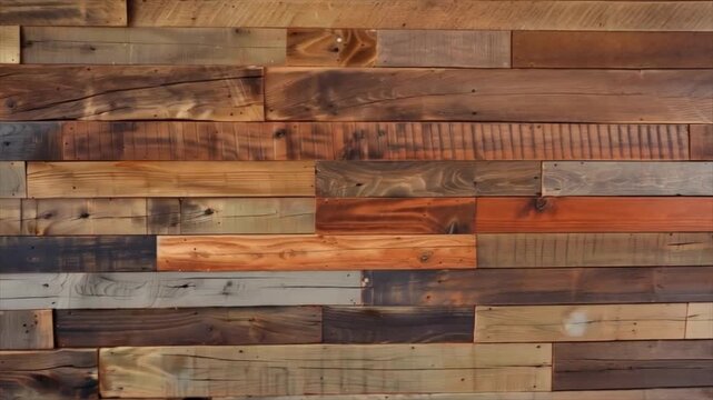 The texture of wooden boards with various shades and textures, traces of processing, and natural wood defects. Suitable for designer furniture projects, loft-style interiors, advertising eco-friendly 