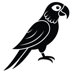 macaw vector icon on white background 1