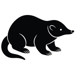 mole vector icon on white background