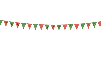 Obraz premium Merry Christmas text font red green color triangle object merry christmas xmas happy new year event winter season gift holiday gift greeting card celebration merry christmas xmas banner sale advertise