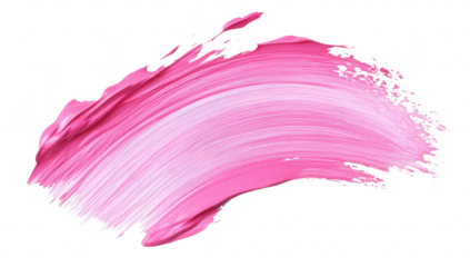 A pink paint stroke creating an artistic splash effect. perfect for backgrounds or creative projects. with a smooth texture that enhances visual appeal in various designs