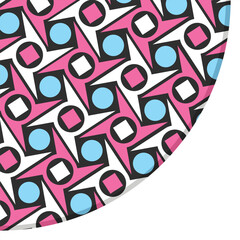 Naklejka premium Abstract shapes geometric motif basic linear pattern continuous background. Template geometrical style fabric design. Colorful shuriken repeat seamless pattern design. seamless pattern.&nbsp;Copy&nbsp;space.