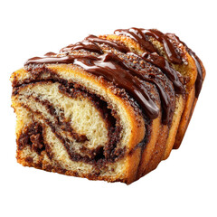 Delightful Chocolate Swirl Bread: A freshly baked loaf of chocolate swirl bread, showcasing a delectable fusion of rich chocolate and golden dough.