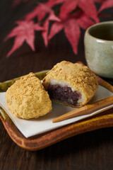 おはぎ　お彼岸イメージ