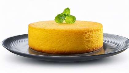 Prato Com Bolo De Milho Isolado Em Fundo Transparente Bolo De Fuba