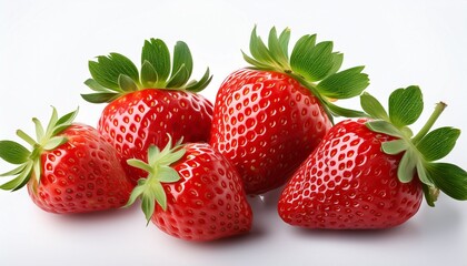 Strawberry On A White Background