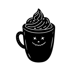 pumpkin spice latte Halloween drink 