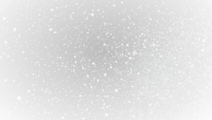 Winter background PNG with falling snow in darkness