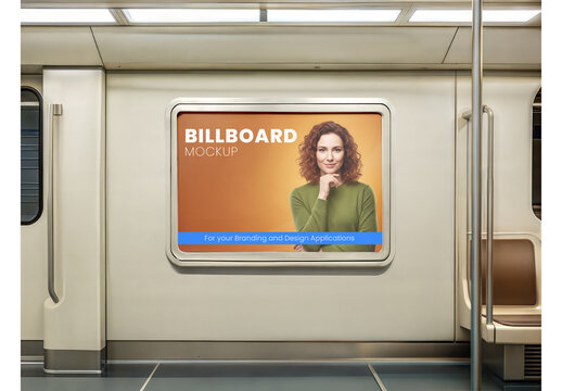 Subway Billboard Mockup 160