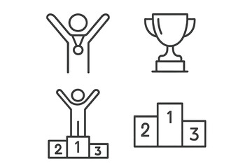 Stethoscope icon bundle with editable stroke, thin line medical equipment set, vector cartoon illustration for healthcare, web, books, cards, and app design, transparent background, ordered set 1