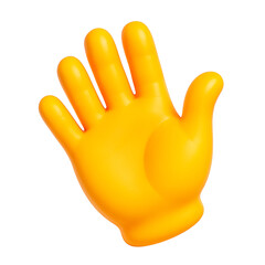 "Yellow Hand Emoji"