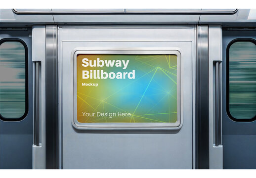 Subway Billboard Mockup 154