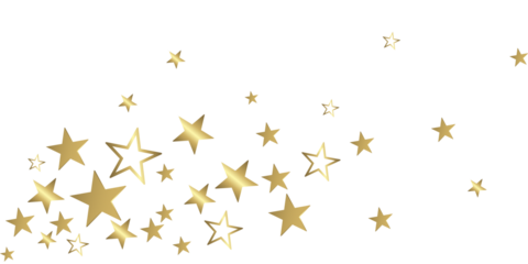 Golden decorative design element