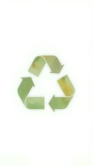 Obraz premium Green Recycling Symbol Illustration