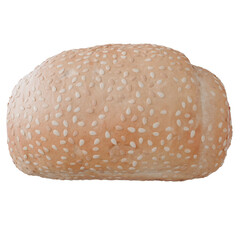 bread isolated on white