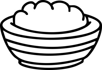 brazilian traditional rice in bowl