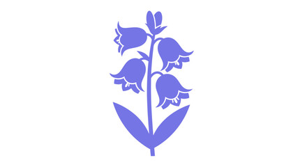 Upright bluebell graphic