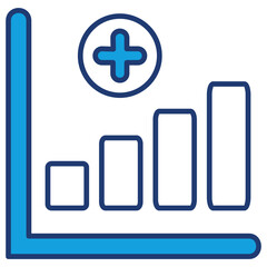 Fototapeta premium Augmentation Blue Icon