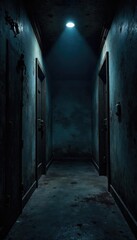 Dark Moody Interior Hidden Secrets and Textures, Mysterious Shadowy Space, Perfect for Suspense, Intrigue, and Mystery Themes