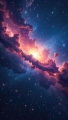 Swirling Nebulae and Distant Galaxies A Cosmic Tapestry of Mystery and Wonder