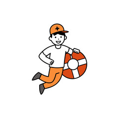 dynamic professional nfp rescue operations vector 