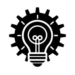 innovate icon vector art illustration.