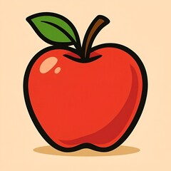 Fresh Fruit on Simple Background