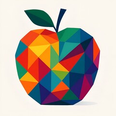 Fresh Fruit on Simple Background