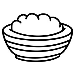 brazilian traditional rice in bowl