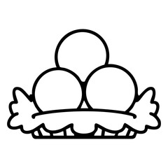 traditional stack of brazilian fried bolinho