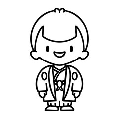 japanese man in traditional wedding clothing