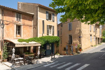 The hill top town of Bonnieux in Provence
