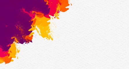 watercolor ink paint splash white background abstract texture artistic brush grunge colorful for business flyer template