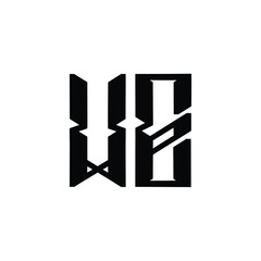 VE monogram logo design letter text name symbol monochrome logotype alphabet character simple logo