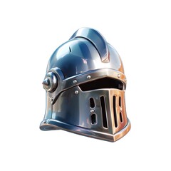 Stunning Metallic Knight Helmet Design for Medieval Theme
